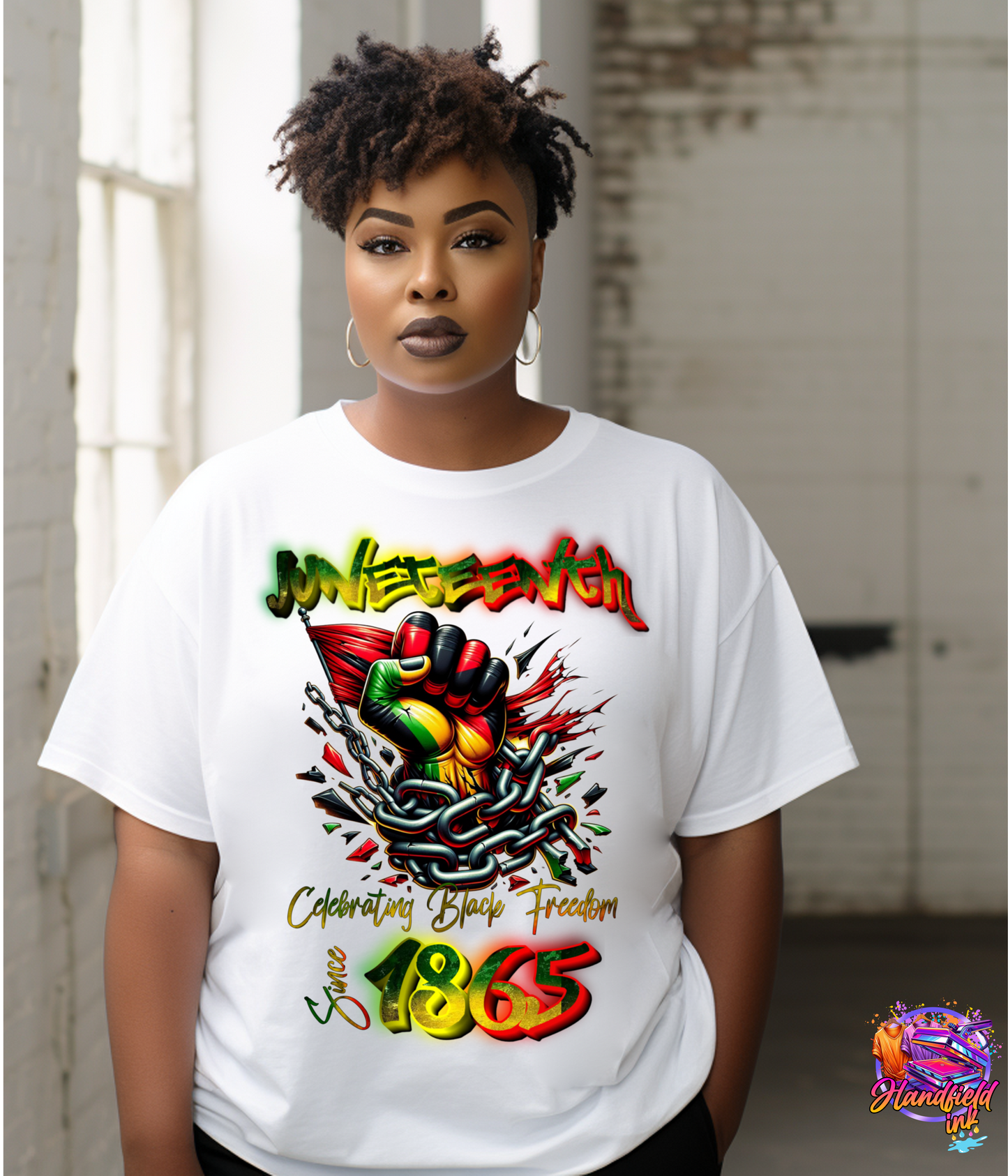 Juneteenth 1865 fist t-shirt