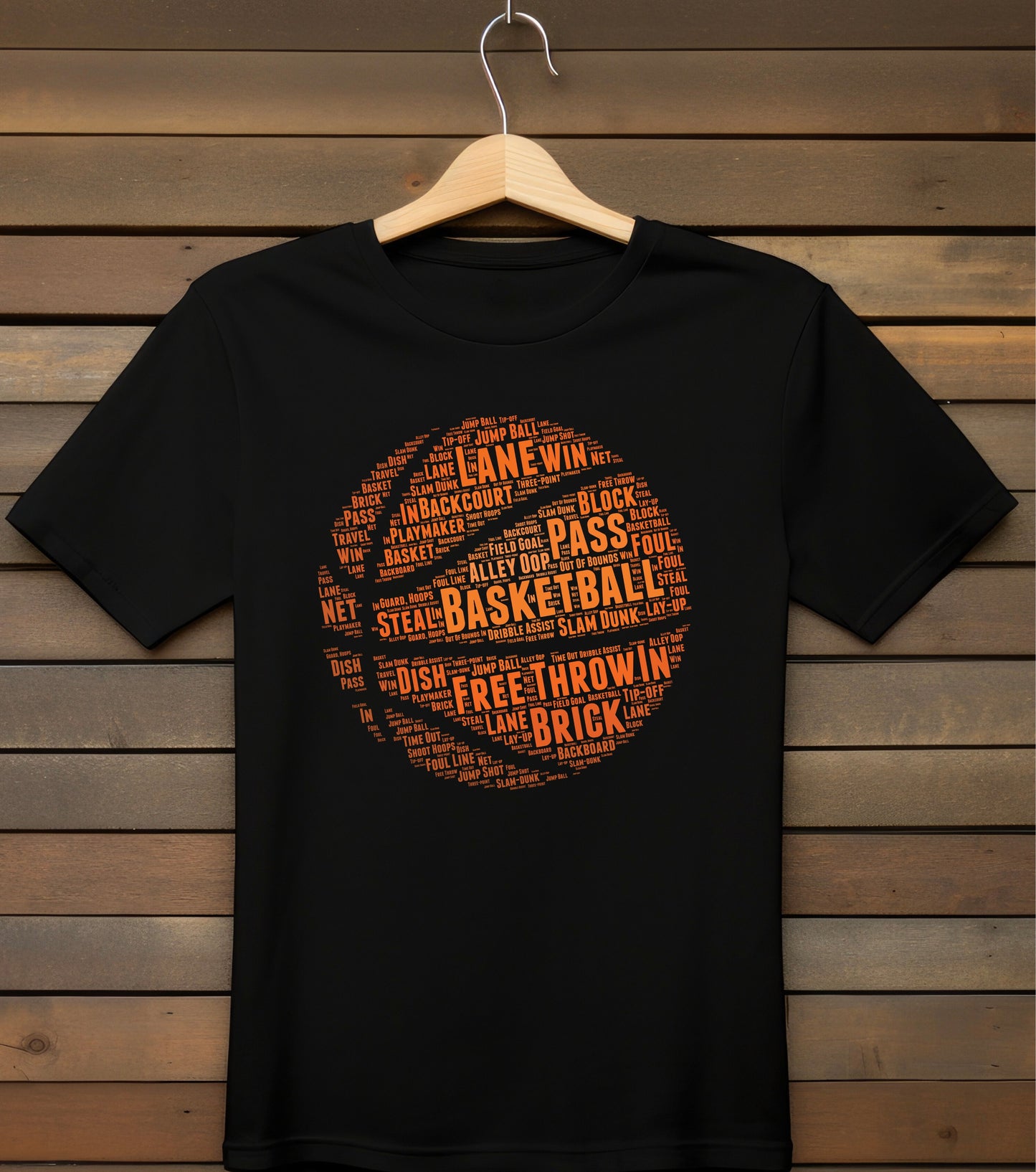 Basketball WORDS T-shirt